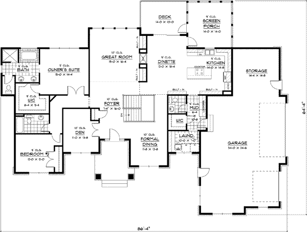 Main Floor Plan: 38-247
