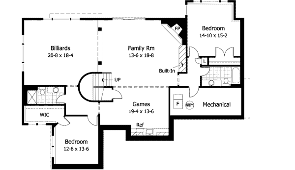 Lower Floor Plan:38-250