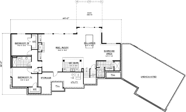 Lower Floor Plan: 38-251