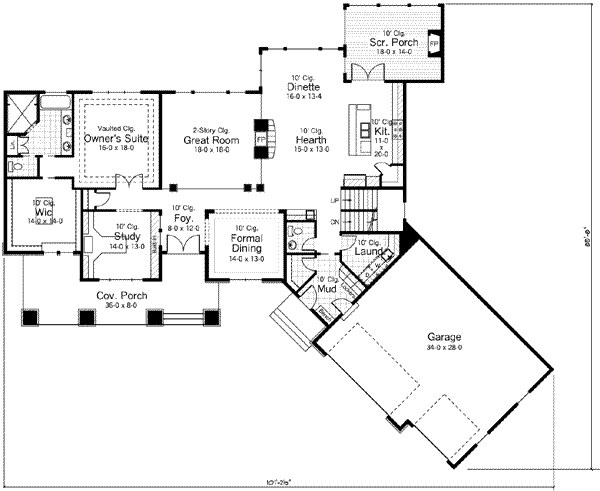 Main Floor Plan: 38-252