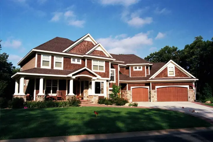 Traditional house plans 38-253 - front exterior, 4,171 sq ft, 5 bed, 3 bath house plans | Monster House Plans