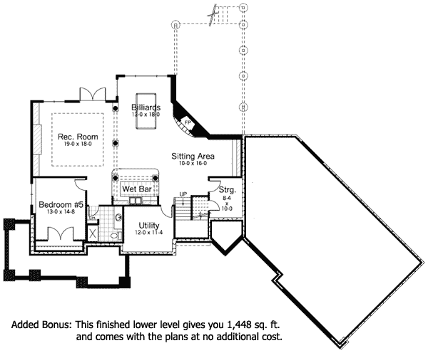 Lower Floor Plan: 38-253