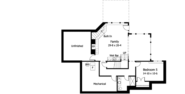 Lower Floor Plan: 38-255