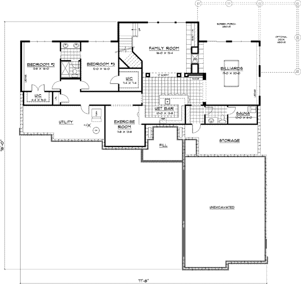 Lower Floor Plan: 38-260