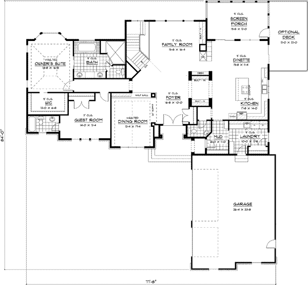 Main Floor Plan: 38-260