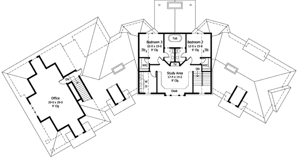 Upper/Second Floor Plan: 38-264