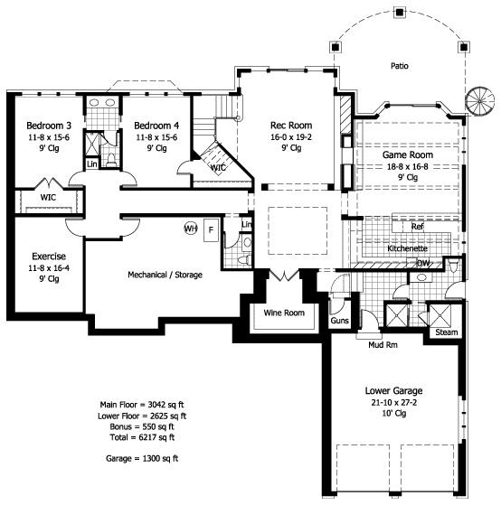 Lower Floor Plan:38-268