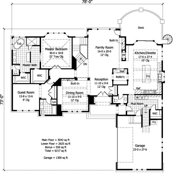 Main Floor Plan: 38-268