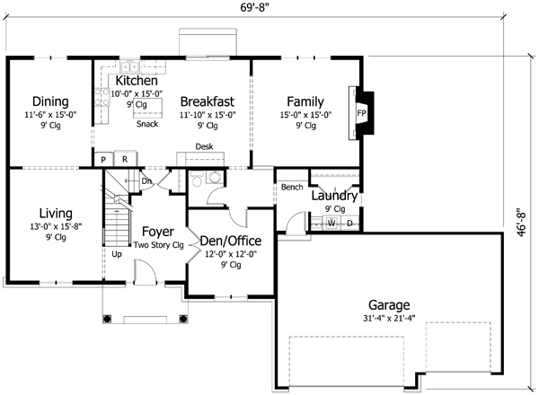 Main Floor Plan: 38-310