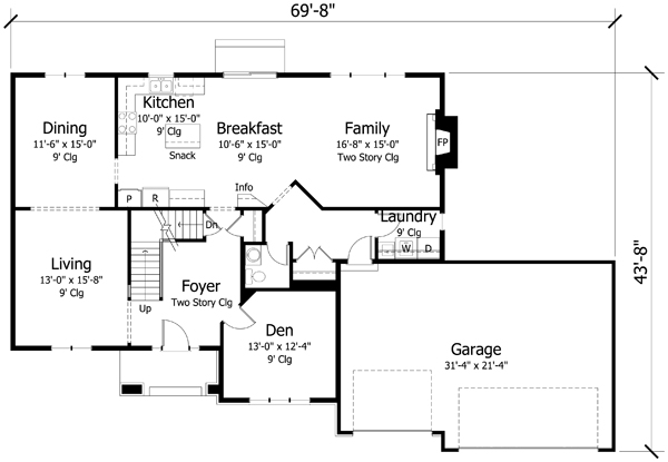 Main Floor Plan: 38-313
