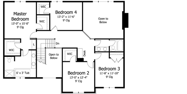 Upper/Second Floor Plan: 38-313