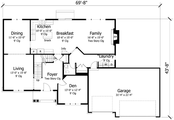 Main Floor Plan: 38-314