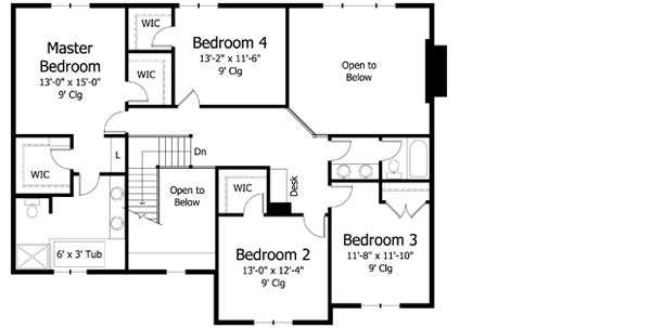 Upper/Second Floor Plan: 38-314