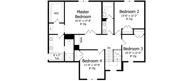 Upper/Second Floor Plan: 38-326