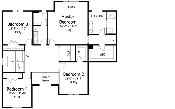 Upper/Second Floor Plan: 38-328