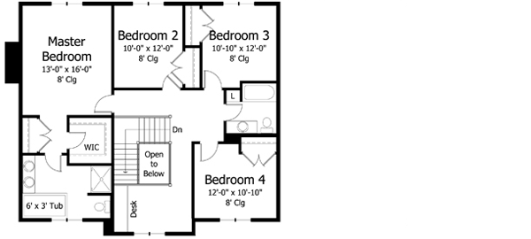 Upper/Second Floor Plan: 38-333