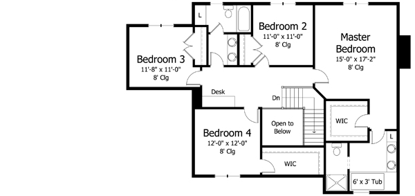 Upper/Second Floor Plan: 38-334