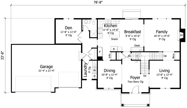 Main Floor Plan: 38-338