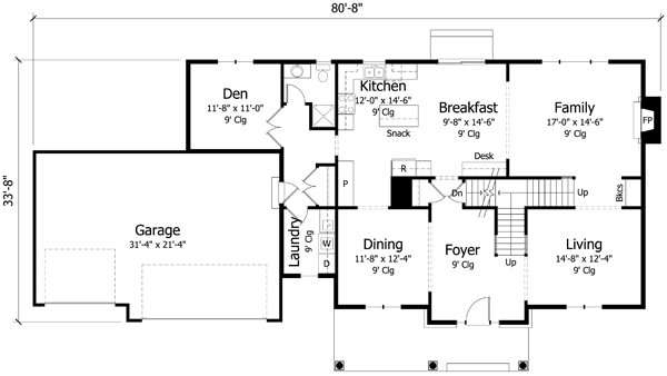 Main Floor Plan: 38-341