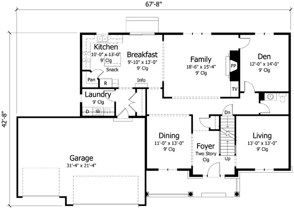 Main Floor Plan: 38-356