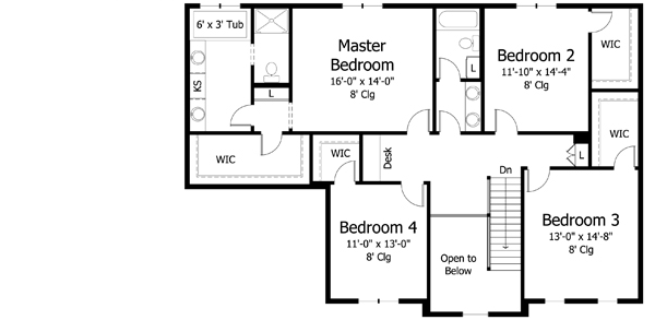 Upper/Second Floor Plan: 38-359