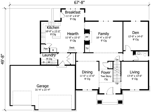 Main Floor Plan: 38-363