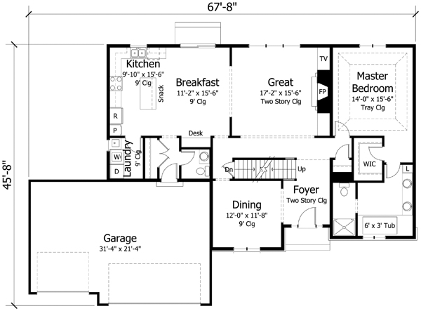 Main Floor Plan: 38-364