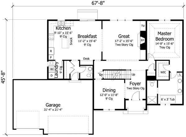 Main Floor Plan: 38-365