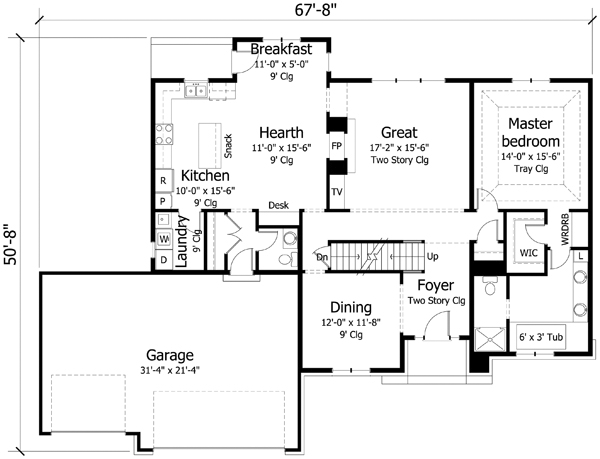 Main Floor Plan: 38-367