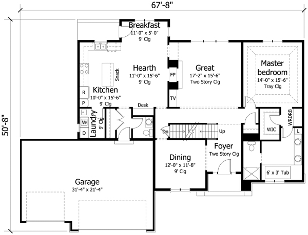 Main Floor Plan: 38-368