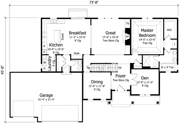 Main Floor Plan: 38-371