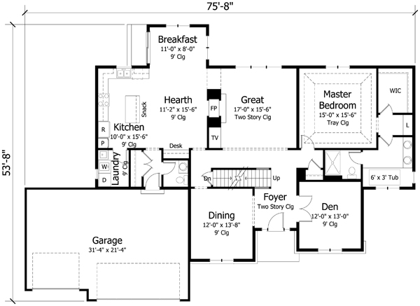 Main Floor Plan: 38-373