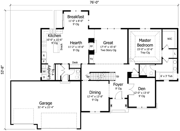 Main Floor Plan: 38-376