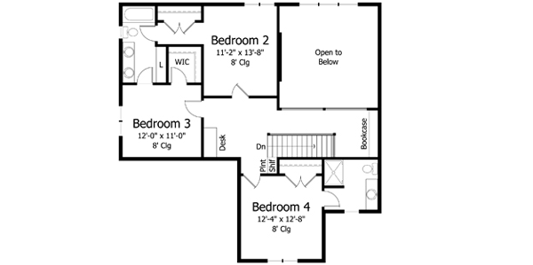 Upper/Second Floor Plan: 38-376