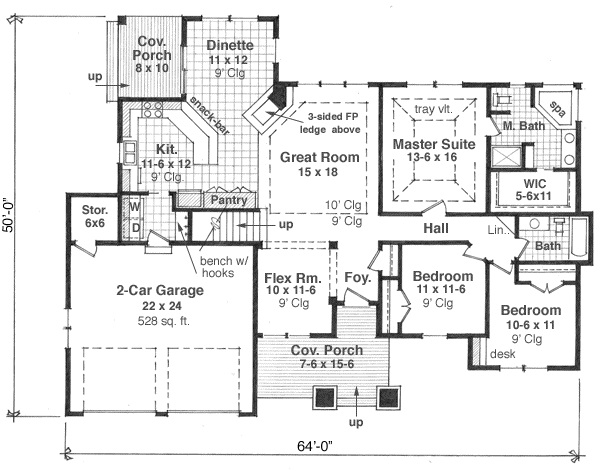 Main Floor Plan: 38-499