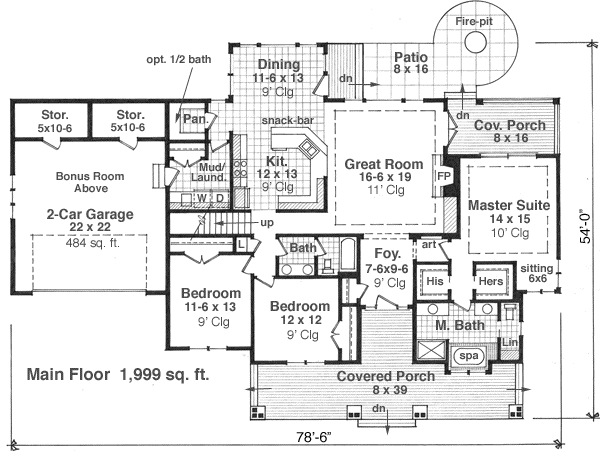 Main Floor Plan: 38-503