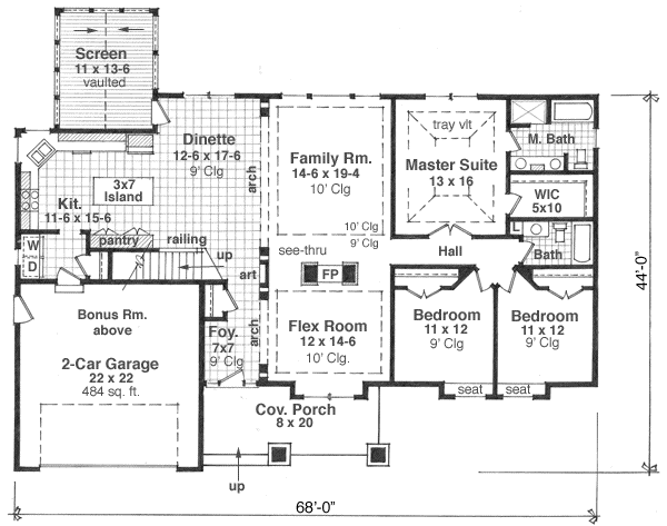Main Floor Plan: 38-504