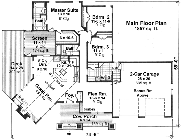 Main Floor Plan: 38-507