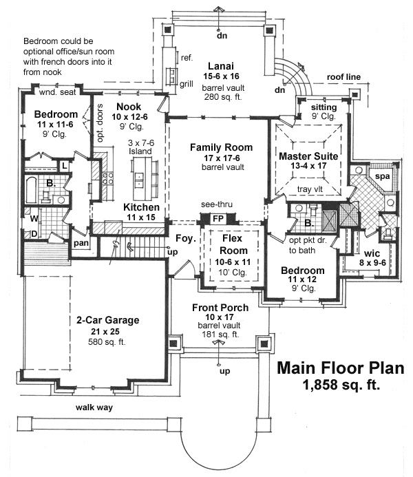 Main Floor Plan: 38-509
