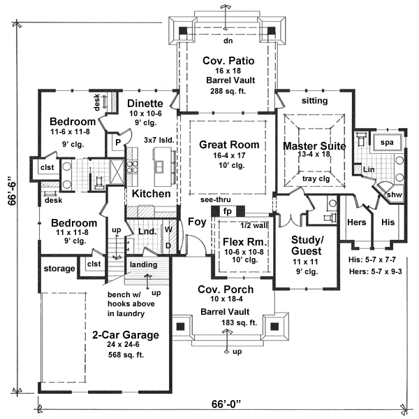 Main Floor Plan: 38-510