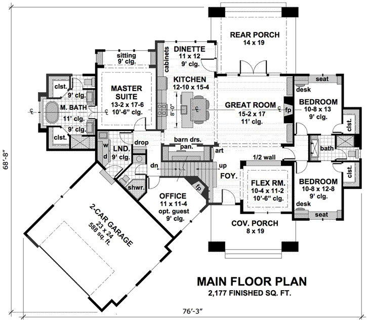 Main Floor Plan: 38-511