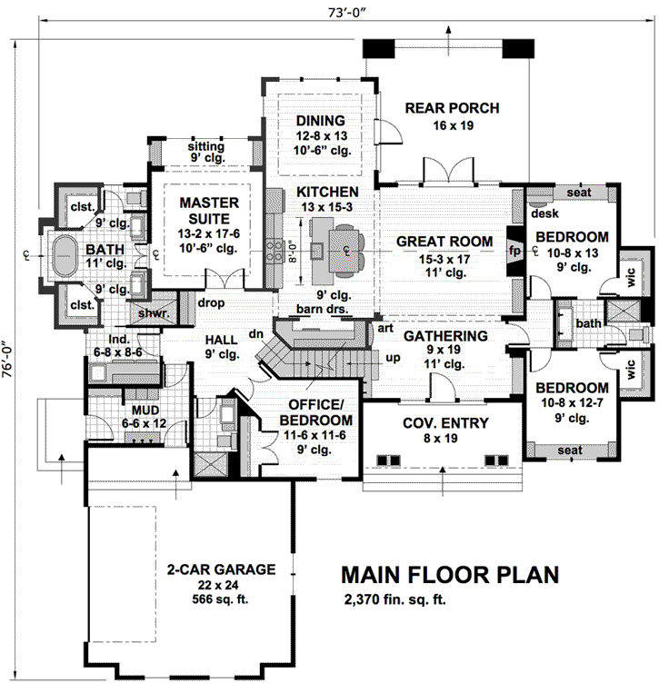Main Floor Plan: 38-513