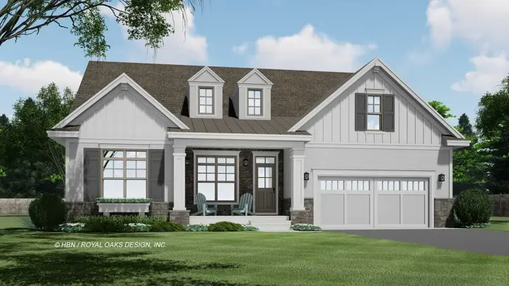 Traditional house plans 38-580 - front exterior, 2,001 sq ft, 3 bed, 2 bath house plans | Monster House Plans