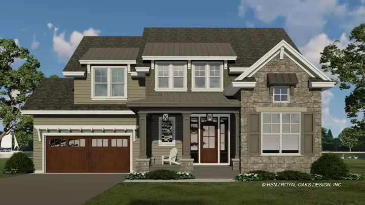 Traditional house plans 38-595 - front exterior, 2,167 sq ft, 3 bed, 2 bath house plans | Monster House Plans