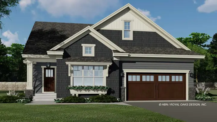 Traditional house plans 38-598 - front exterior, 1,962 sq ft, 3 bed, 2 bath house plans | Monster House Plans