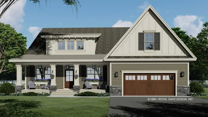 Traditional house plans 38-601 - front exterior, 3,010 sq ft, 4 bed, 3 bath house plans | Monster House Plans