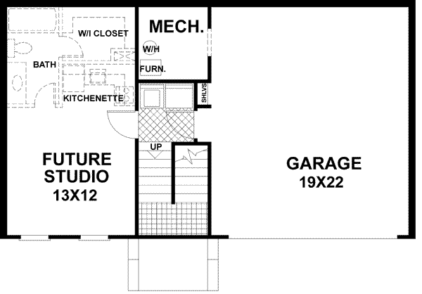 Lower Floor Plan: 4-103