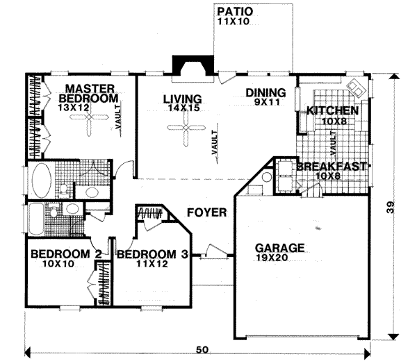 Main Floor Plan: 4-109