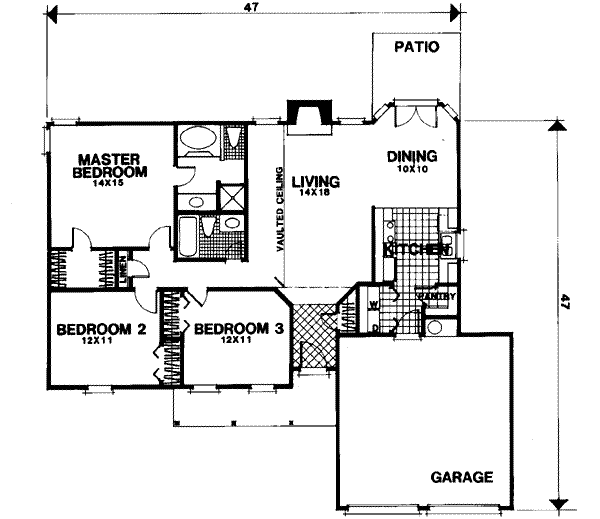 Main Floor Plan: 4-112