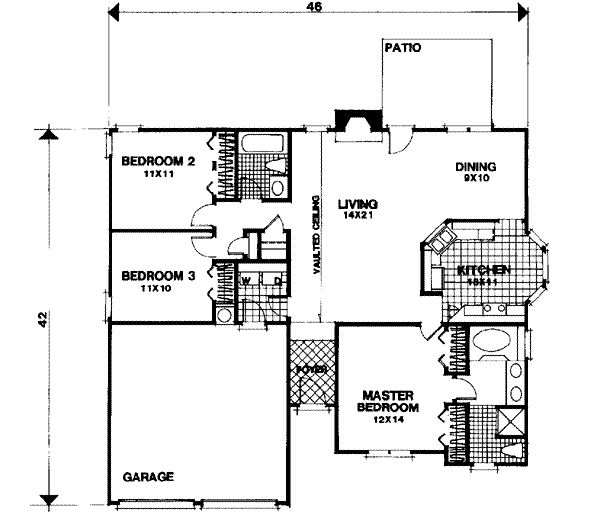 Main Floor Plan: 4-116